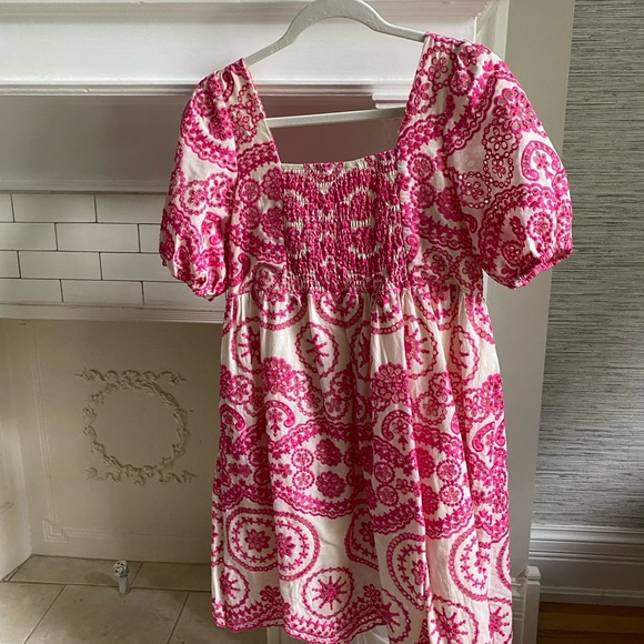 Pink Patterned Dress - Picture 2 of 2